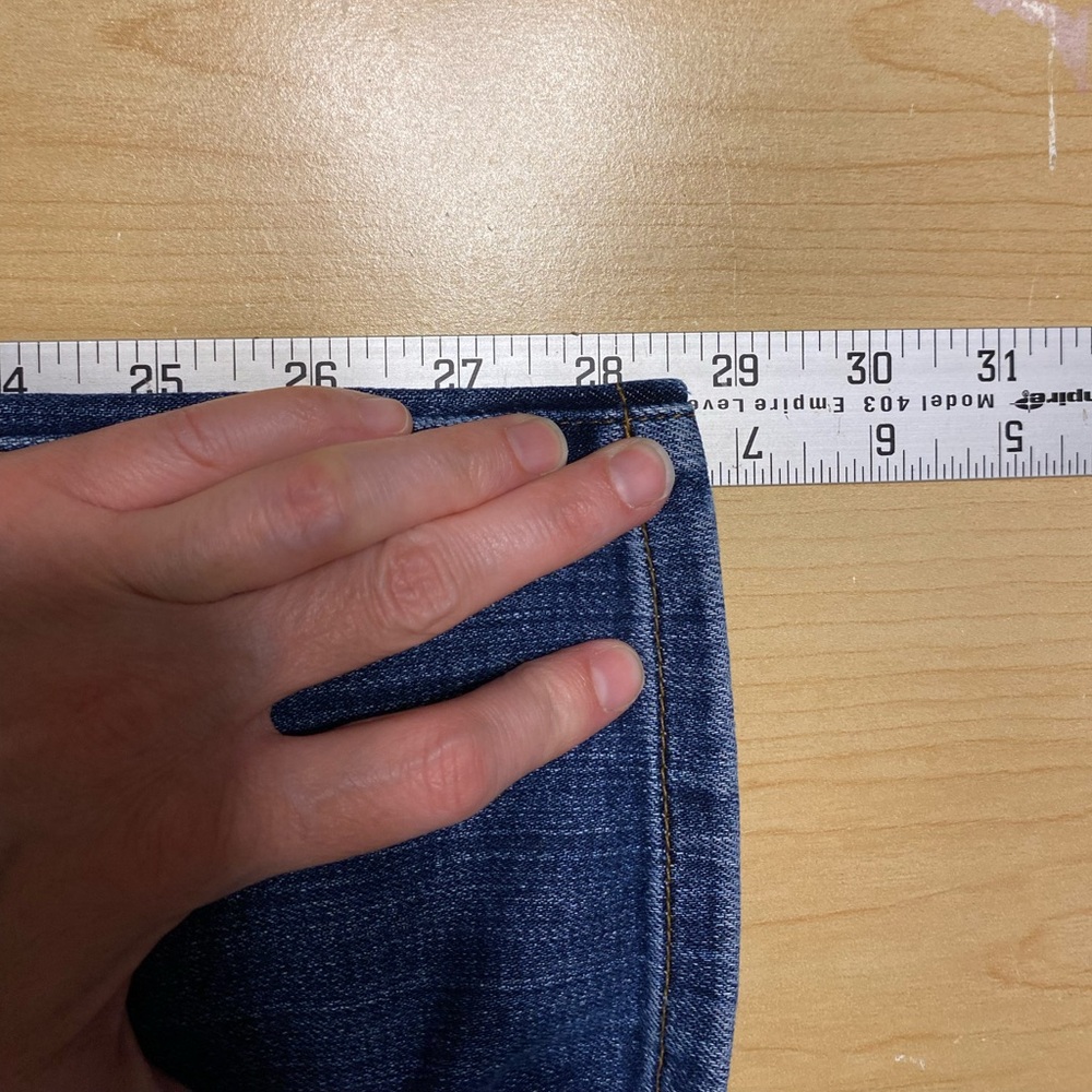Eileen Fisher Organic Cotton High Waist Straight Leg Ankle Jeans Sz 14 USA MADE - Picture 11 of 11